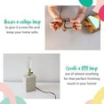 thumbnail image 4 of I Like That Lamp 8 Ft Silver Lamp Cord, Vinyl Covered Replacement Electrical Wire, DIY Repair for Table & Floor Lighting Fixtures, Polarized Molded Plug, UL Listed, 300 Volts, Safe in USA, 4 of 9