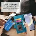 thumbnail image 2 of Allytechgroup Wallet Case for Samsung Galaxy A15 5G, Premium PU Leather Cards Slots Shockproof Flip Cover Stand Feature Magnetic Closure Retro Business Style Case Cover for Galaxy A15 5G, Blue, 2 of 6