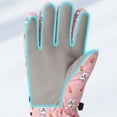 thumbnail image 6 of Kids Winter Warm Gloves 4-9 Years Toddler Kids Boys Girls Gloves Winter Outdoor Windproof Warm Lock Temperature Ski Gloves on Clearance, 6 of 7