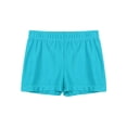 thumbnail image 4 of CHICTRY Kids Boys Girls Solid Color Swim Shorts High Elastic Waistband Quick Dry Dance Bottoms Blue Green 6, 4 of 5