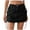 Black A, variant on Ashirexll Skirts for Women, Denim Skirt Women, Cargo Skirt, Denim Workwear Pocket Skirt Casual Drawstring Elastic Waist Short Skirt Black C XXL