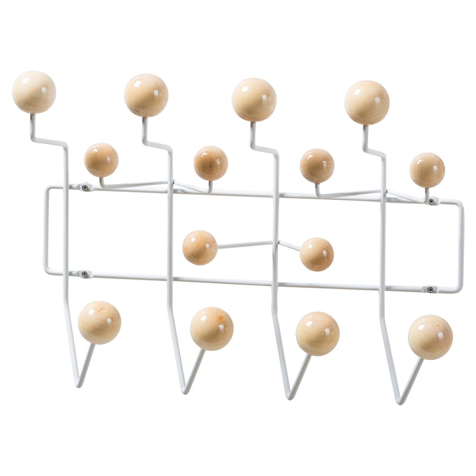 Baxton Studio Penny MidCentury Modern Wall Mounted Coat Rack