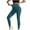 Green, variant on LLYwey Pants For Women Trendy Women's Sports Tight Pants with High Waist and Tight Seamless Knitted Yoga Pants Hiking Pants Female Long Pant Style H159 Black L