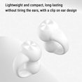 thumbnail image 5 of XEOVHVLJ Clearance Ear-Clip Wireless Headphones Bluetooth 5.3, Wireless Open Ear Clip On Headphone,Waterproof Mini Sport Running Earring Earphone, Noise Cancelling, 5 of 8