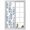 Blue, variant on Sage Green Fruit Window Privacy Film, Vintage Plant Nature Botanical Flower Static Cling UV Sun Blocking Heat Control Window Tint, Non-Adhesive One Way Windows Privacy Cover 19.6''x39.3''