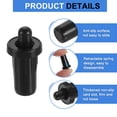 thumbnail image 3 of 40pcs Shutter Repair Pins, Spring Loaded Plantation Shutter Replacement Repair Pins Plastic Plantation Shutter Pins Louvers Staples for Windows, Black(1 x 0.46 x 0.31 Inch), 3 of 7