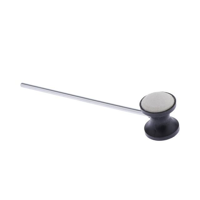 Pieza de Accesorio Perfecl Martillo de Tambor de Fieltro de Acero Inoxidable Negro + Plata