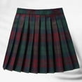 thumbnail image 5 of Landzoo Women's Casual Plaid High Waist Pleated A Line Mini Skirt Comfortable Casual Women's Skirt, 5 of 5