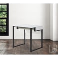 thumbnail image 4 of Taelynn Wooden Desk White/Black 31.5L x 23.6W x 30H Open Front Storage, 4 of 9
