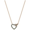 thumbnail image 2 of Swarovski Lovely Necklace - Grey - Rose Gold Plating, 2 of 2