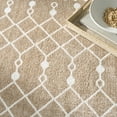 thumbnail image 5 of Nourison Astra Machine Washable 5'3" x 7' Taupe Bohemian Indoor Rug, 5 of 9
