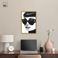 thumbnail image 3 of She Shines Redo of Mod Woman Canvas Fashion Wall Art by Art Remedy, Gold Frame, 16" x 20", 3 of 7
