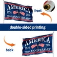 thumbnail image 2 of USA Map Design 250th Anniversary Flag America 1776-2026 Double Sided 3x5 Ft, 2 of 9