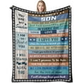 thumbnail image 1 of LHSHID Grandson Gifts from Grandma Christmas Xmas Gifts for Grandson Grandson Gifts from GrandYess to My Grandson Birthday Throw Blankets 50x60in, 1 of 6
