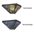 thumbnail image 3 of RADIANCE Goods Tiffany-Style 1 Light Mission Indoor Wall Sconce 12" Wide, 3 of 5