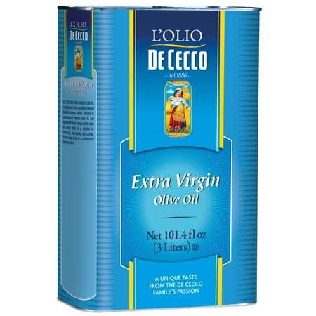 (Price/Case)De Cecco COV3001 De Cecco Extra Virgin Olive Oil 101.4 ounces Per Tin - 4 Per Case