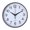 Grey, variant on Oiur Round Wall Clock Simple Style High-precision Battery Operated Easy-to-Read Non-Ticking Quartz Clock Wall Decor,Blue