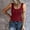 Red, variant on SNKSDGM Female Womens Tank Tops Pack Long White Tank Top Woman with Built in Bra Women Sleeveless Top Casual Round Knit Shirt Vest Neck Solid Splice Tanks Button Vest M