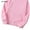 Pink, variant on RUNQHUI Mens Long Sleeve Drawstring Hooded Sweatshirt Warm Thermal Tops Casual Solid Color Pullover Pink M
