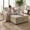Brown + Snowflake Velvet Fabric + 2 Seat + Foam, variant on Modern Chaise Sofa 53.5" Sofa Couch Sofa Bed Sleeper Sofa with Pillows and Hidden Storage Space for Living Room , Bedroom