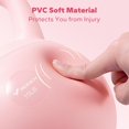 thumbnail image 2 of Kettlebell MERACH de 6,5 kg con mango suave antideslizante, rosa, 2 of 8