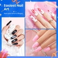 thumbnail image 2 of Set de sellos de uñas en gel Beetles French Tip con estampado de 8 colores, 2 of 7