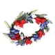 thumbnail image 2 of Uadme Corona del Día De La Independencia, Tulipán De 8 Pulgadas, 40 Cm De Diámetro, Uso Colgante, Corona con Tema Patriótico del 4 De Julio para Puerta De Entrada, 2 of 5