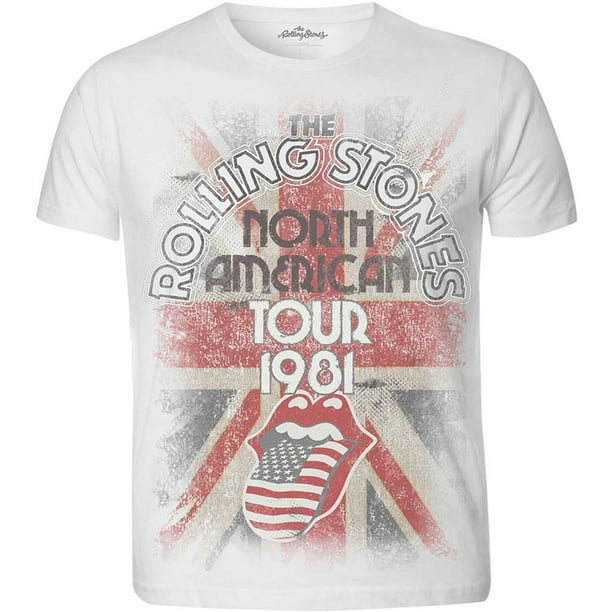 rolling stones north american tour 1981 shirt