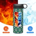 thumbnail image 6 of Balery Peacock'S Tail Pattern Water Bottle,18oz Sports Insulated Kettle for Cycling Gym Basketball Outdoor, Suitable as a Present, 6 of 8