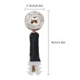 thumbnail image 2 of Mobutofu 100 Ensembles de Raccords de Meubles en Alliage de Zinc Rond pour Fixation de Lit en Bois, 2 of 8