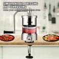thumbnail image 4 of VEVOR Sausage Stuffer, 2.5lbs/1.5L Capacity, 304 Stainless Steel Vertical Sausage Stuffer, Sausage Filling Machine with 3 Stuffing Tubes, Suction Base and Manual Crank for Household or Commercial Use, 4 of 9