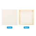 thumbnail image 3 of Uxcell 10"x10" Wood Panels Board, 8Pcs Unfinished Square Wood Canvas Wood Panel Painting Board, Wood Color, 3 of 6
