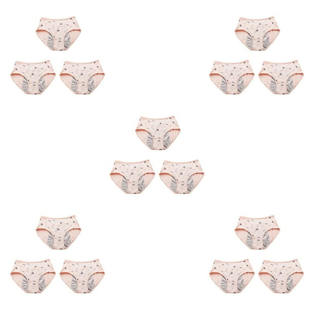 Qarigey Período Bragas Ropa interior menstrual Calzoncillos Lencería Calzoncillos Adolescente Type2 NO2