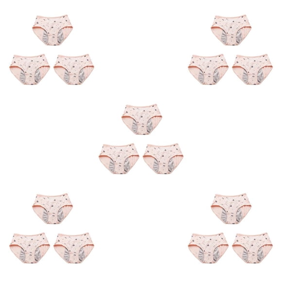 Qarigey Bragas de 3 piezas para niños y niñas, ropa interior menstrual, calzoncillos, lencería, calzoncillos, niños, hija, señora, Type2 NO2