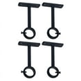 thumbnail image 1 of Soportes de Barra de Cortina Montados En El Techo, Soporte de Techo Resistente para Soporte de Barra de Cortina de 1 Pulgada (Juego de 4, Negro), 1 of 5