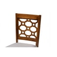 thumbnail image 7 of Baxton Studio Gabriel Modern and Contemporary Grey Fabric Upholstered and Walnut Brown Finished Wood 6-Piece Dining Set, 7 of 7