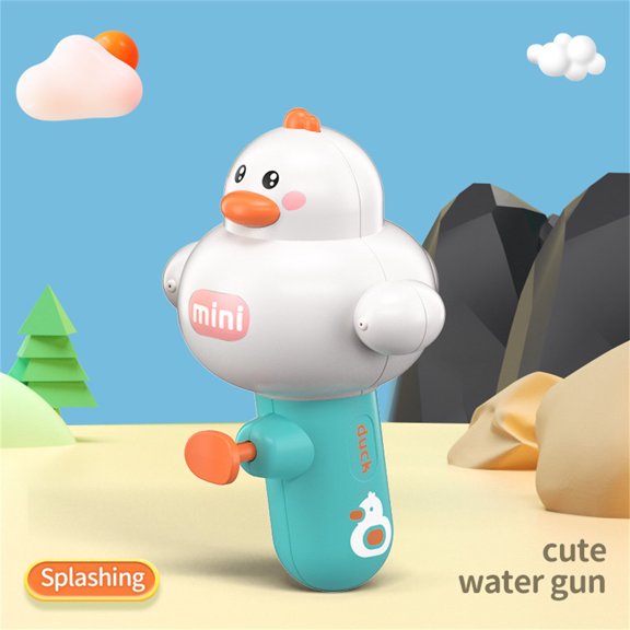 Chorro de agua para niños, juguete de agua pequeño, boquilla doble, rociador de agua de dibujos animados, lucha de agua al aire libre