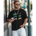 thumbnail image 4 of Mens T-Shirts,Game Consoles Short Sleeve T Shirts for Men Crew Neck Tees,Loose Fit Casual Men's T-Shirts for Teens Boys, 4 of 8