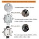 thumbnail image 3 of Spark Plug Space Gauge Measuring Tool - Wire Spark Plug Space Gauge Adjustment Tool Inch And Metric 3 Pack, 3 of 5