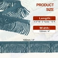 thumbnail image 2 of Dark Blue Fringe Trim, 5 Yards x 4inch Fringe Trim Curtain Tassel Thick Long Fabric Sewing for Curtain Sofa Clothes DIY Decoration, 2 of 6