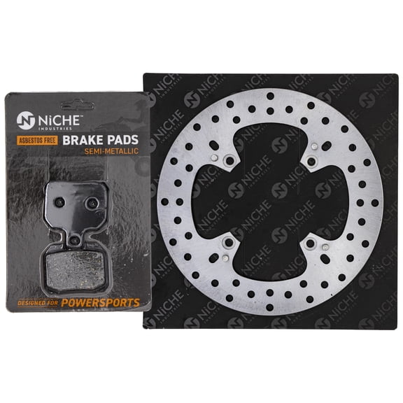 Niche Rear Left Brake Rotor Pad Kit for Ducati 49240761A 61340951A Motorcycle MK1006736