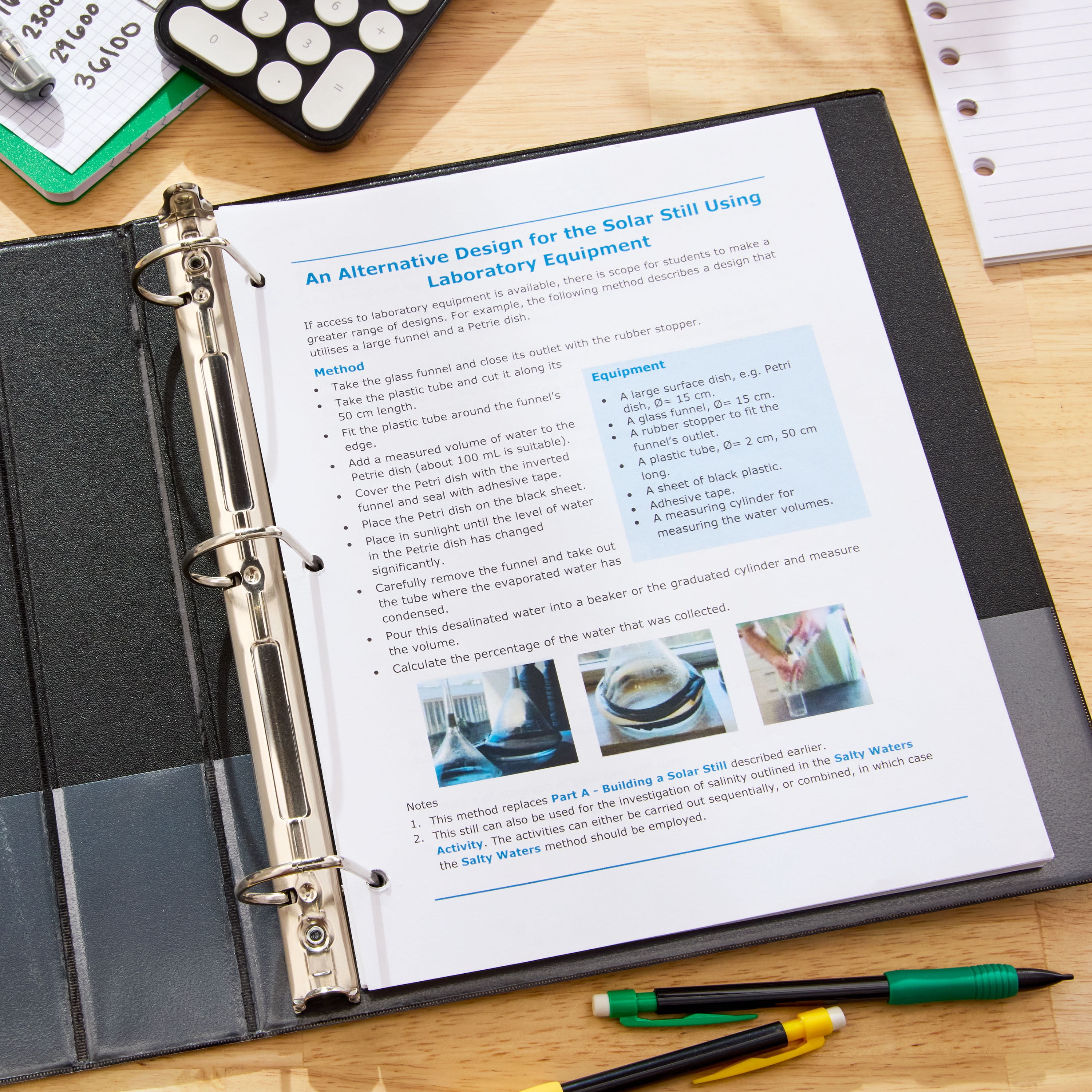 (2 pack) Pen+Gear Durable View Binder, 3-Ring, 1.5 in Slanted D-Rings, Black