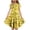 B, variant on Girls Dresses Size 8-10 Girls' Summer Flower Print Short Sleeve Ruffled Pockets Round-Neck Printed Dress For Kids