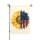 thumbnail image 1 of Bandera de jardín de Estados Unidos con girasoles del Día de la Independencia, 45 x 30 cm, decoración de lino para exteriores, 1 of 5
