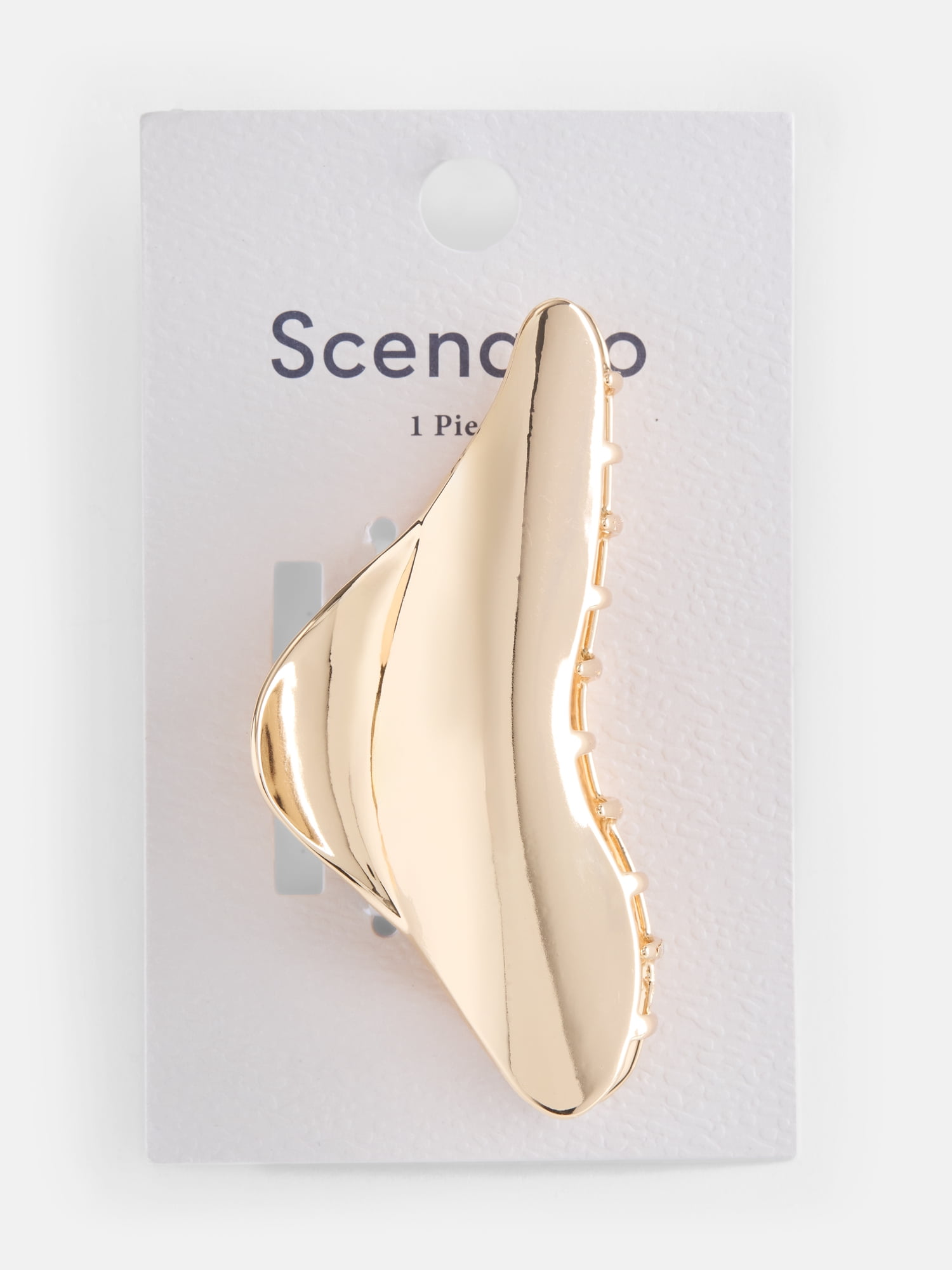 Scenario Women's Metal Hair Claw Clip, Gold