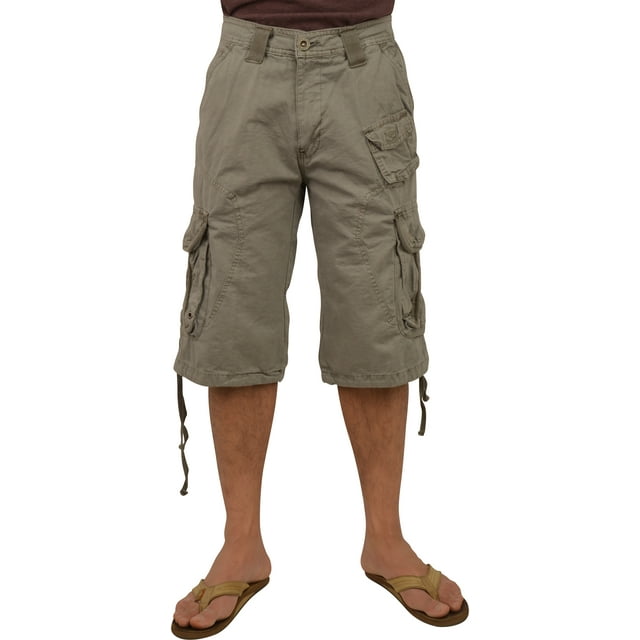 Mens Military Cargo Shorts Light Grey Color 3112s sizes44