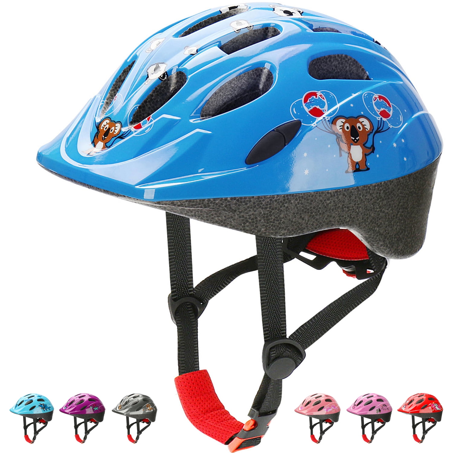 KAMUGO Helmets for Kids ,Toddler Cartoon Helmet for Boys , Kids Skating