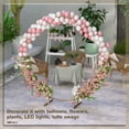 thumbnail image 4 of Outsunny 6.6FT Or Mariage Arc Fond Rond Stand pour Fête d'Anniversaire, 4 of 10