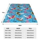 thumbnail image 3 of Balery Sharks Summer Manta de Felpa Suave y Acogedora – Cobija de Franela Aterciopelada para Cama, Lavable y Cálida para Sofá, Mascotas, Transpirable-80"x60", 3 of 7