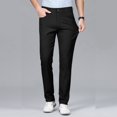 thumbnail image 5 of Futezty Men Straight Fit Cotton Stretch Pants, 5 of 5